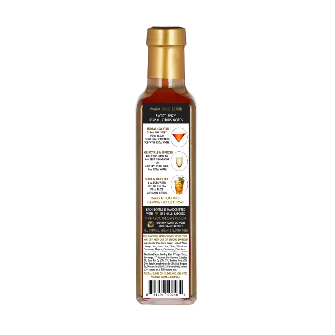 Warm Spice Elixir Syrup - 2oz
