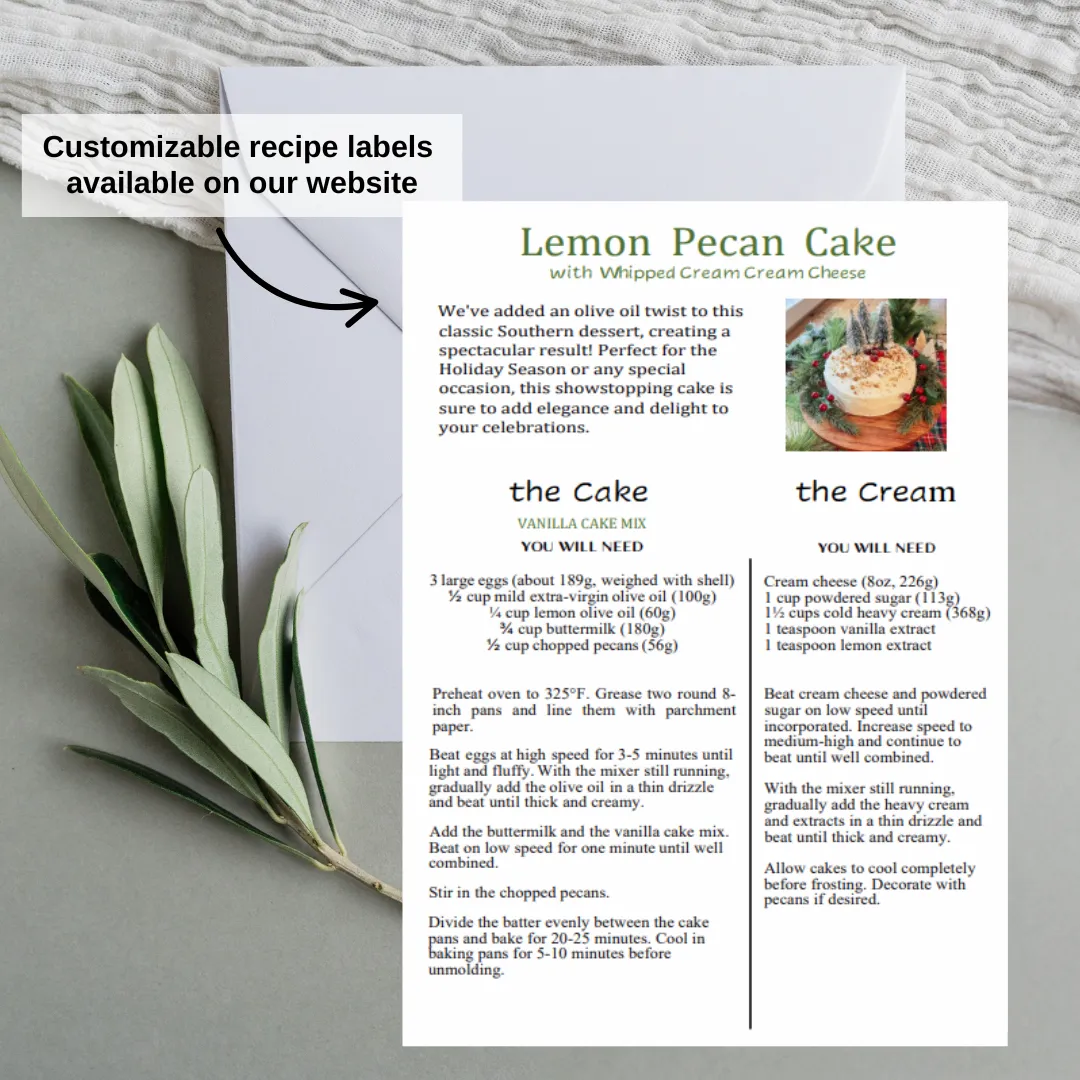Vanilla Olive Oil Cake Mix