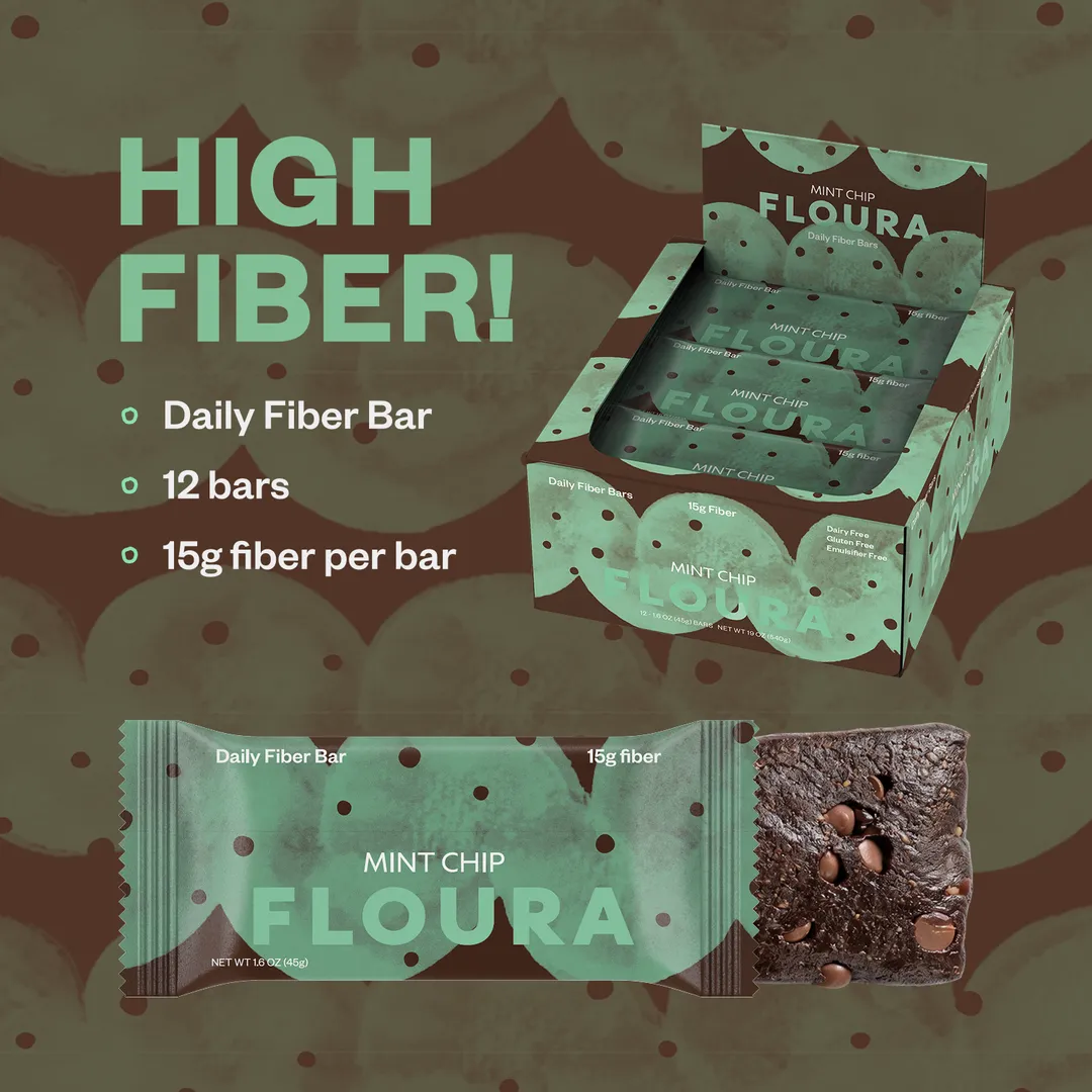 Mint Chip Daily Fiber Snack Bar {12-pack}