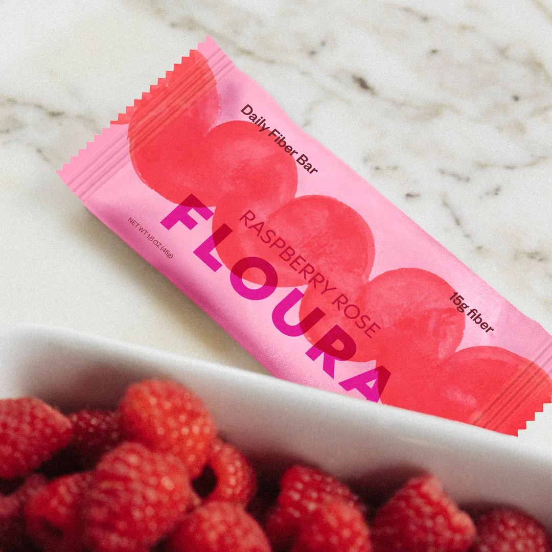 Raspberry Rose Fiber Snack Bar {12-pack}