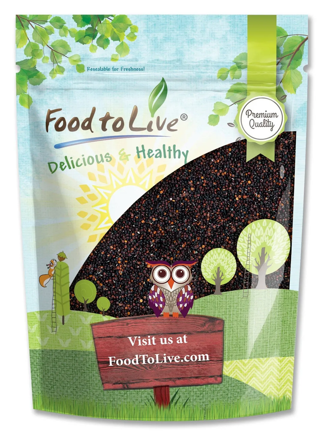 Black Quinoa - by Food To Live variant