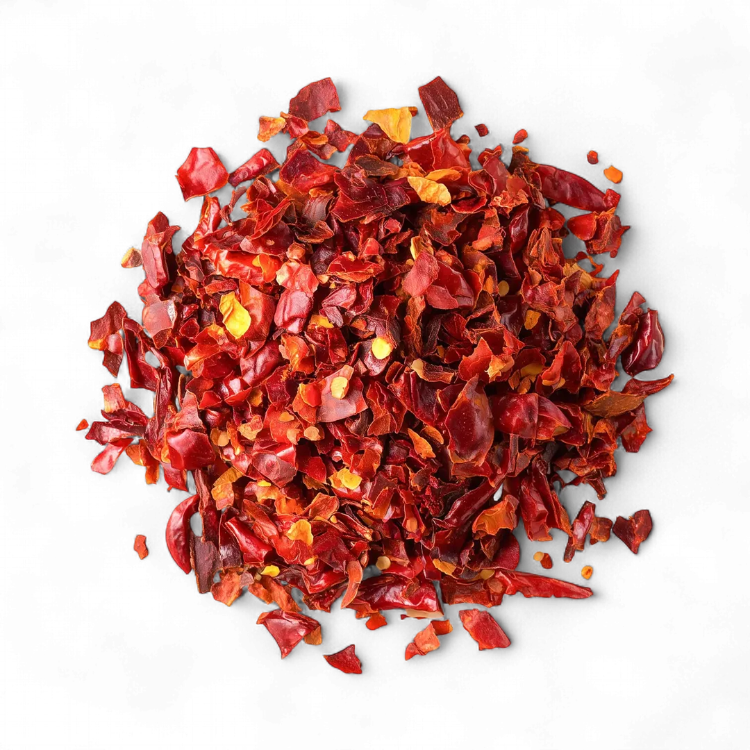 Calabrian Hot Chili Pepper Flakes – Vegan, Kosher, Bulk  – by Food to Live