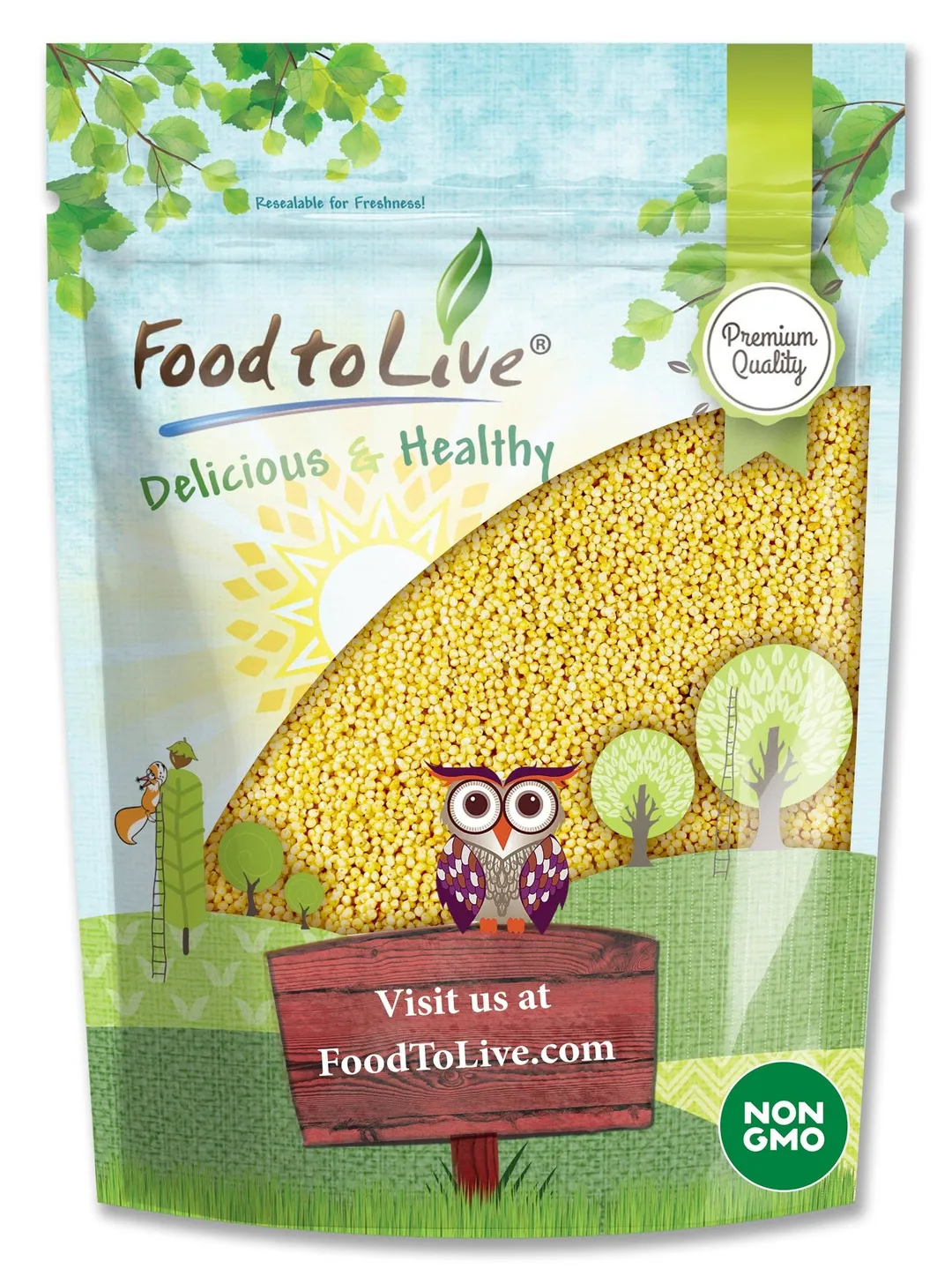 Hulled Millet - by Food To Live variant