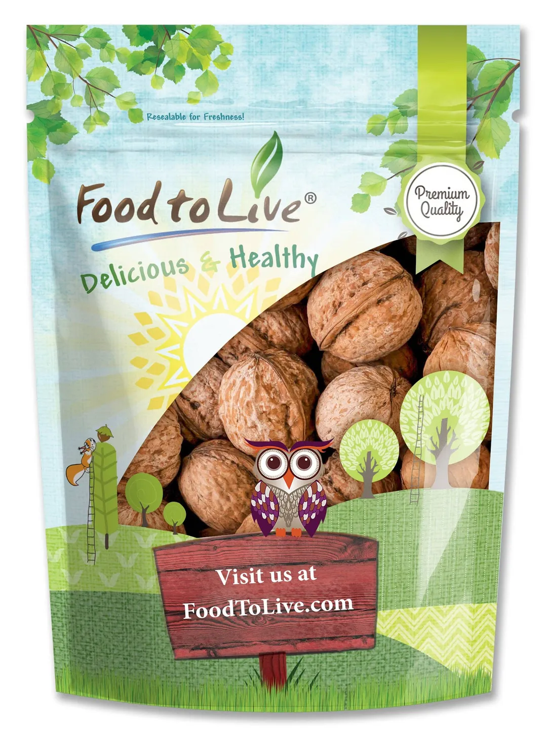 Jumbo Walnuts in Shell - by Food To Live variant