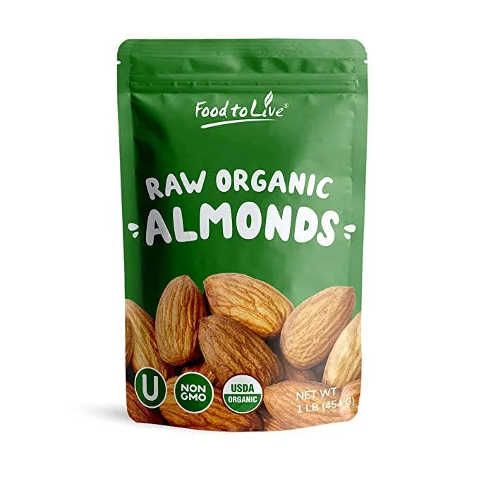 Organic Almonds – Non-GMO, Whole, No Shell, Kosher, Raw variant
