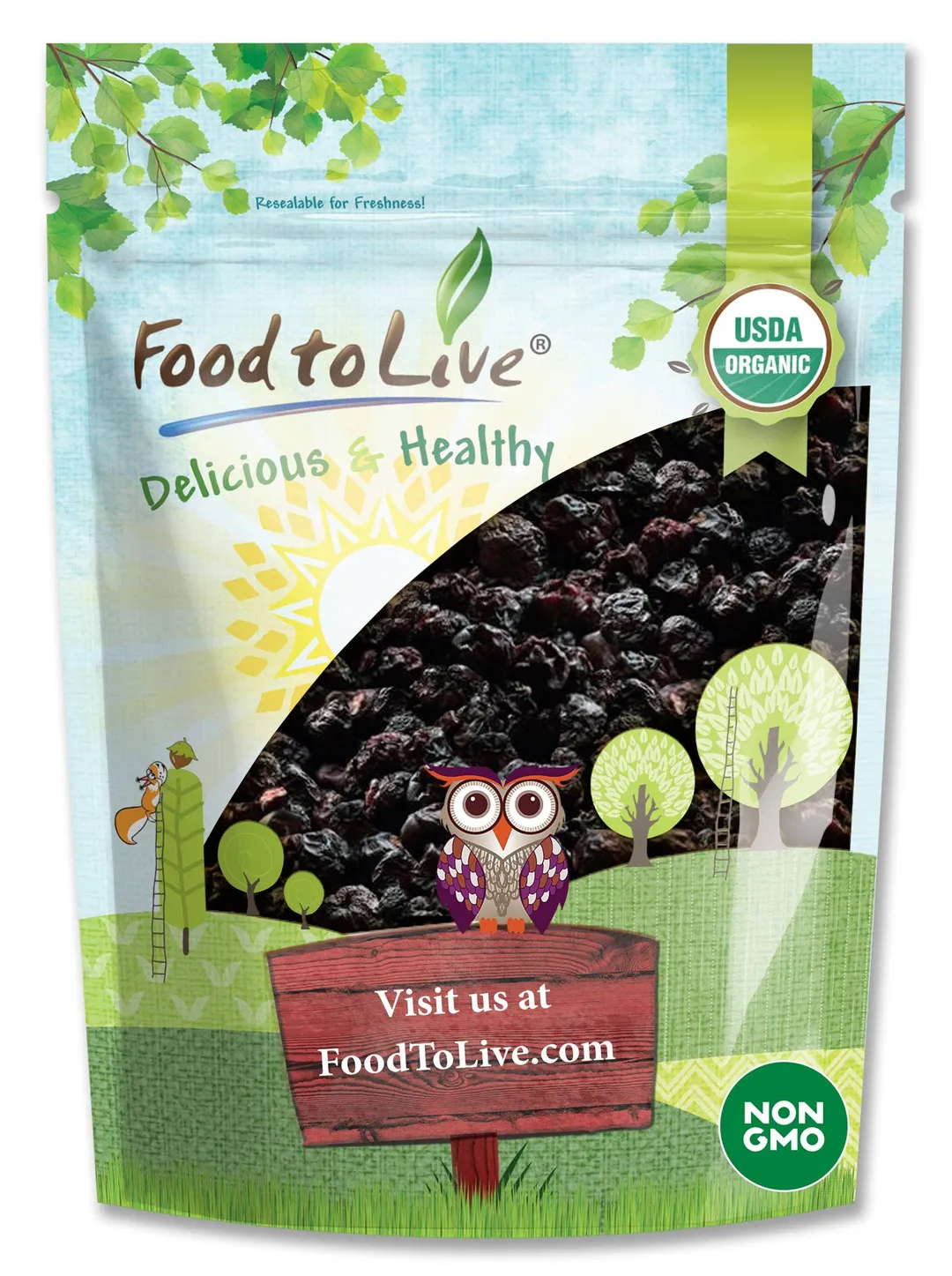 Organic Bing Cherries - by Food To Live variant