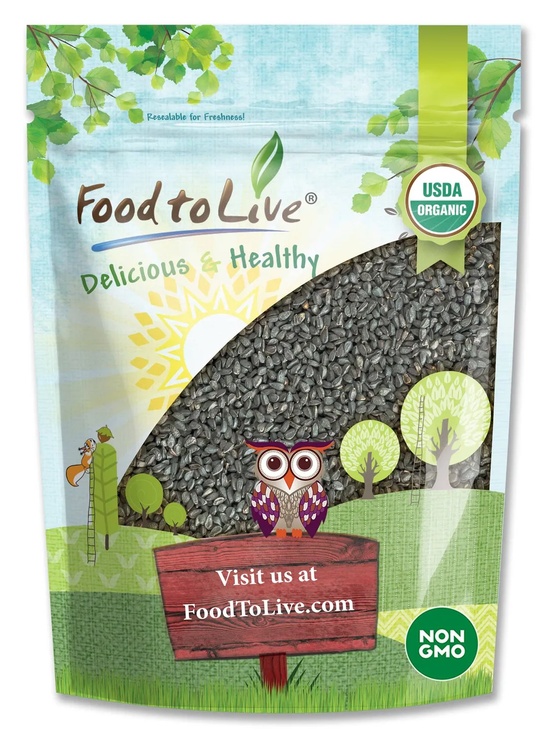 Organic Black Cumin Seeds - by Food To Live variant