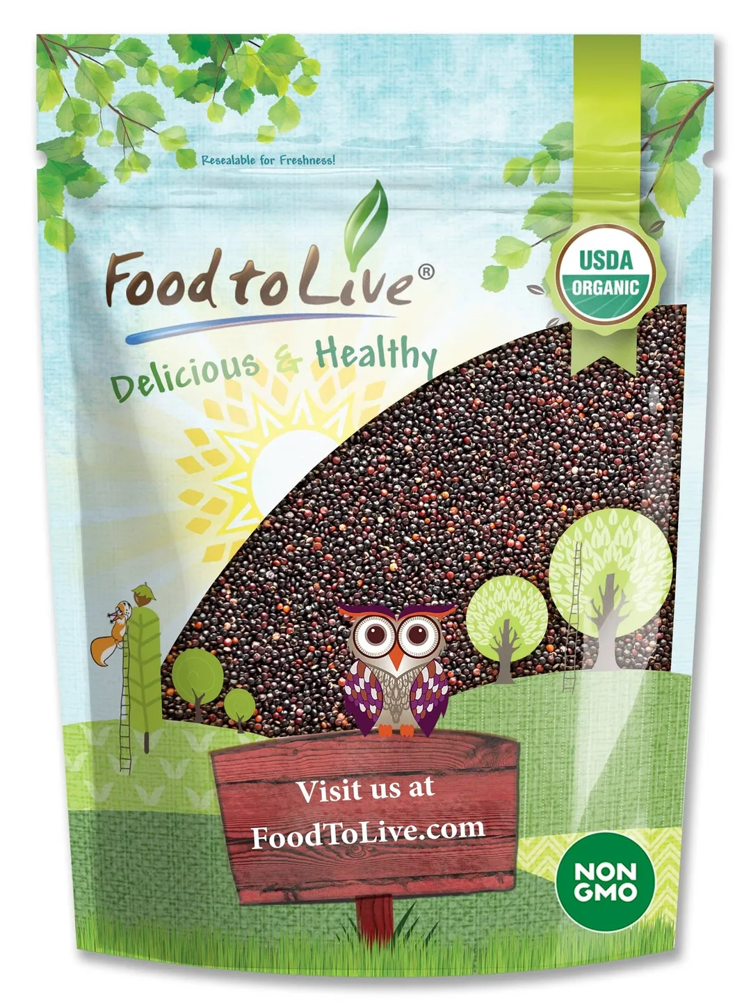 Organic Black Quinoa - by Food To Live variant