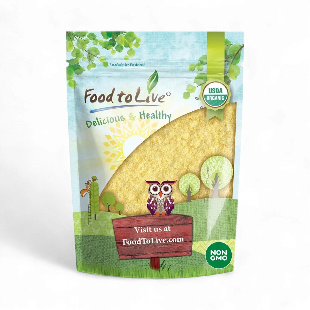 Organic Corn Flour - by Food To Live