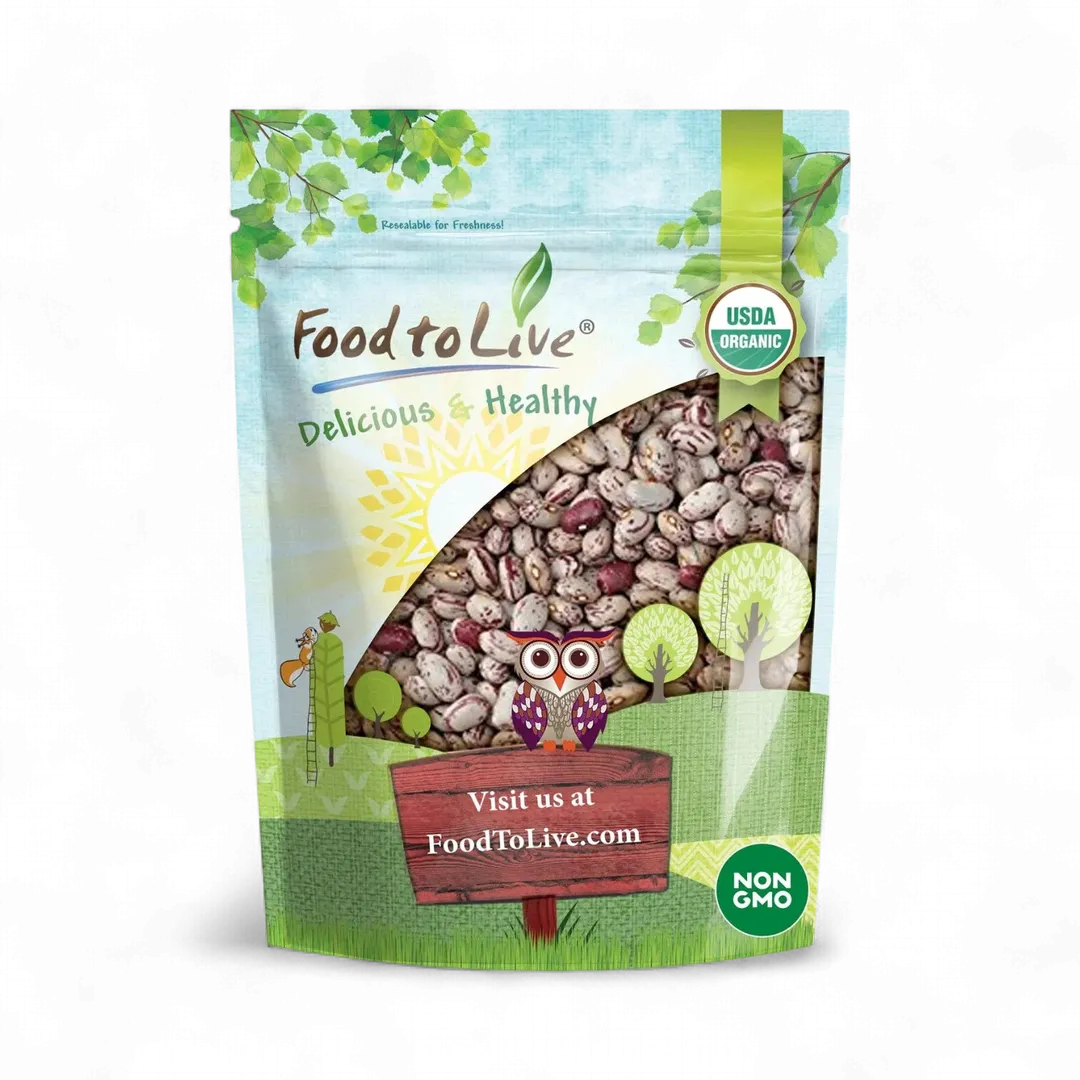 Organic Dried Cranberry Beans - by Food To Live