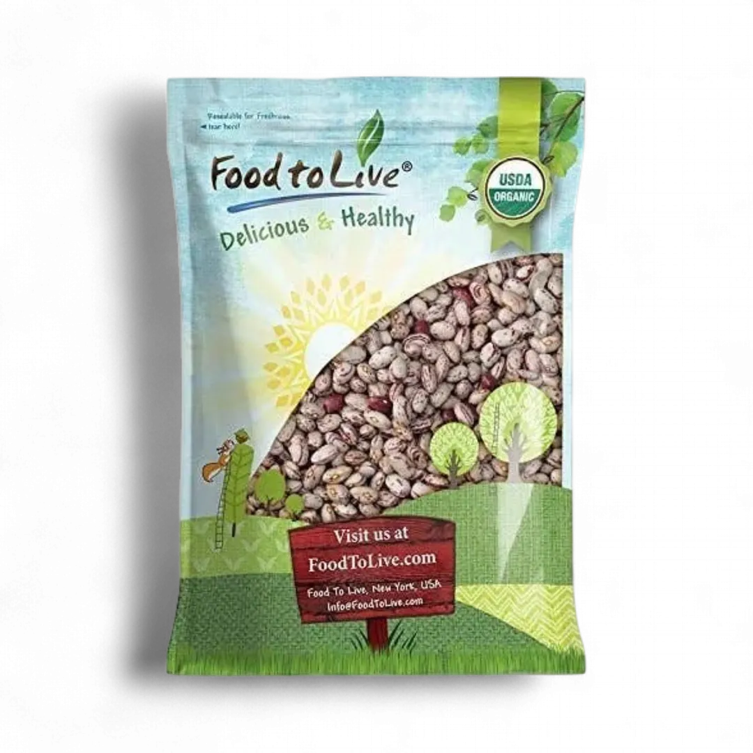 Organic Dried Cranberry Beans - by Food To Live