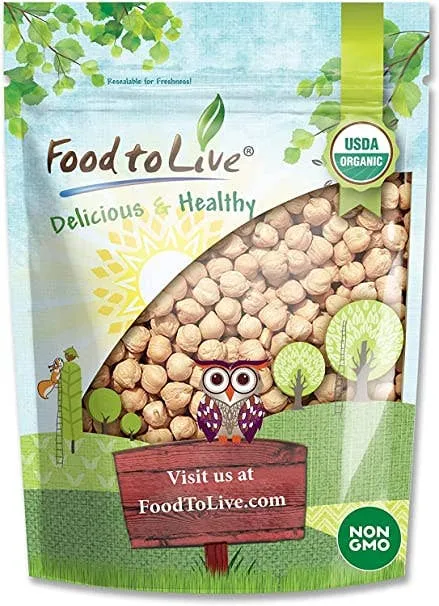 Organic Garbanzo Beans / Dried Chickpeas – Raw, Sproutable variant