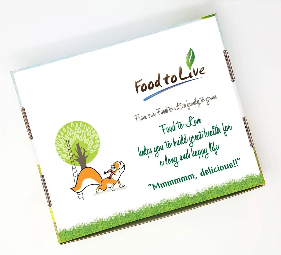 Organic Grains in a Gift Box - by Food To Live
