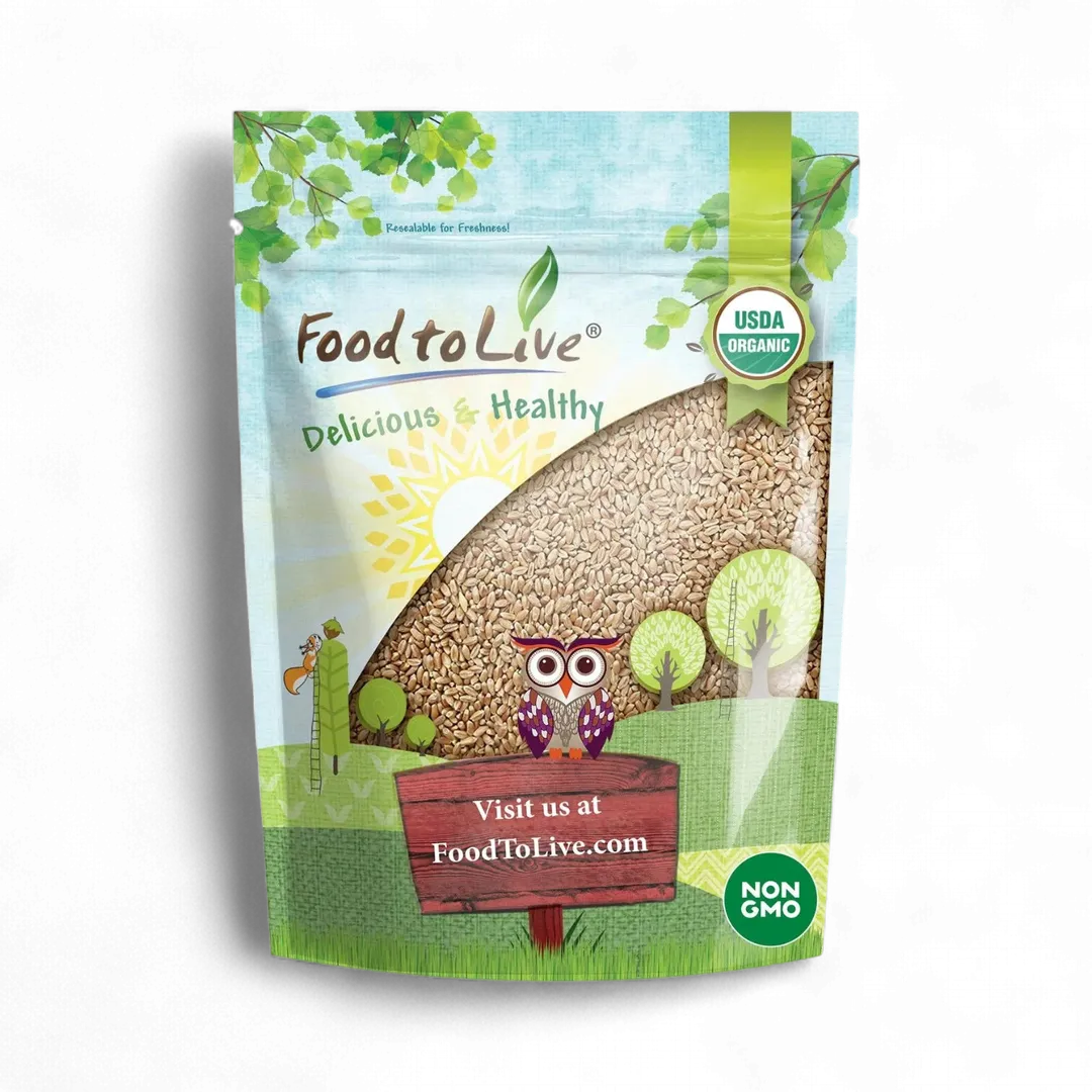 Organic Hard Red Wheat Berries - by Food To Live