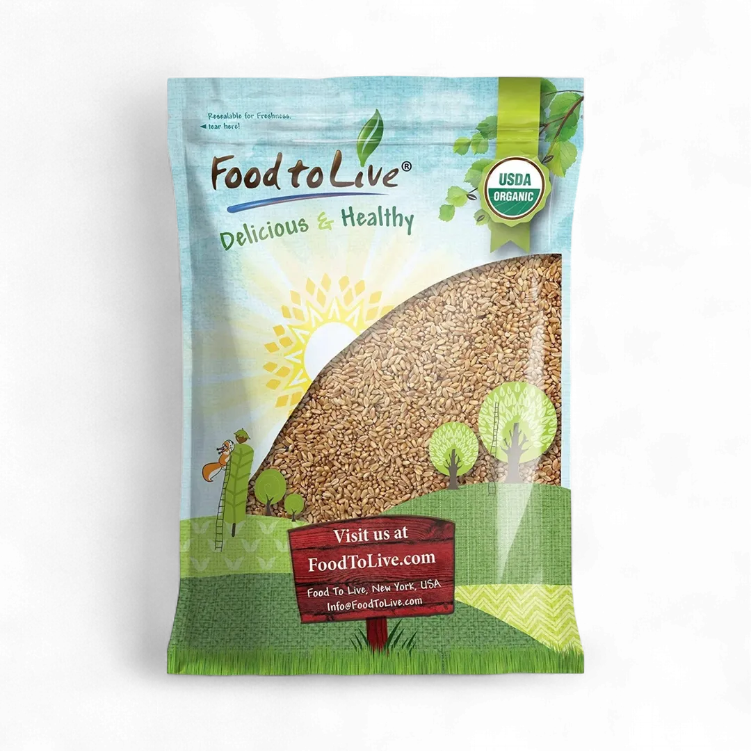 Organic Hard Red Wheat Berries - by Food To Live