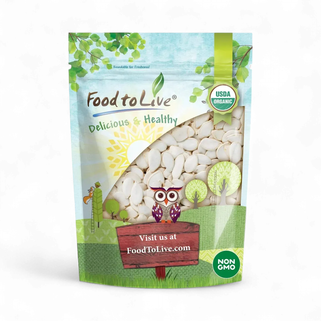 Organic Raw Pumpkin Seeds in Shell - by Food To Live