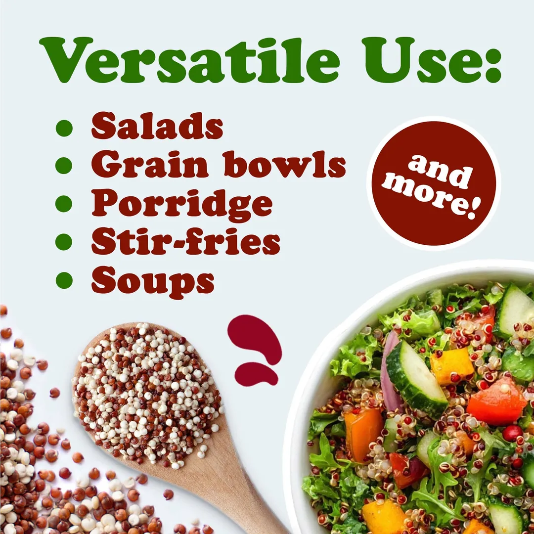Organic Raw White and Red Quinoa Blend - by Food To Live
