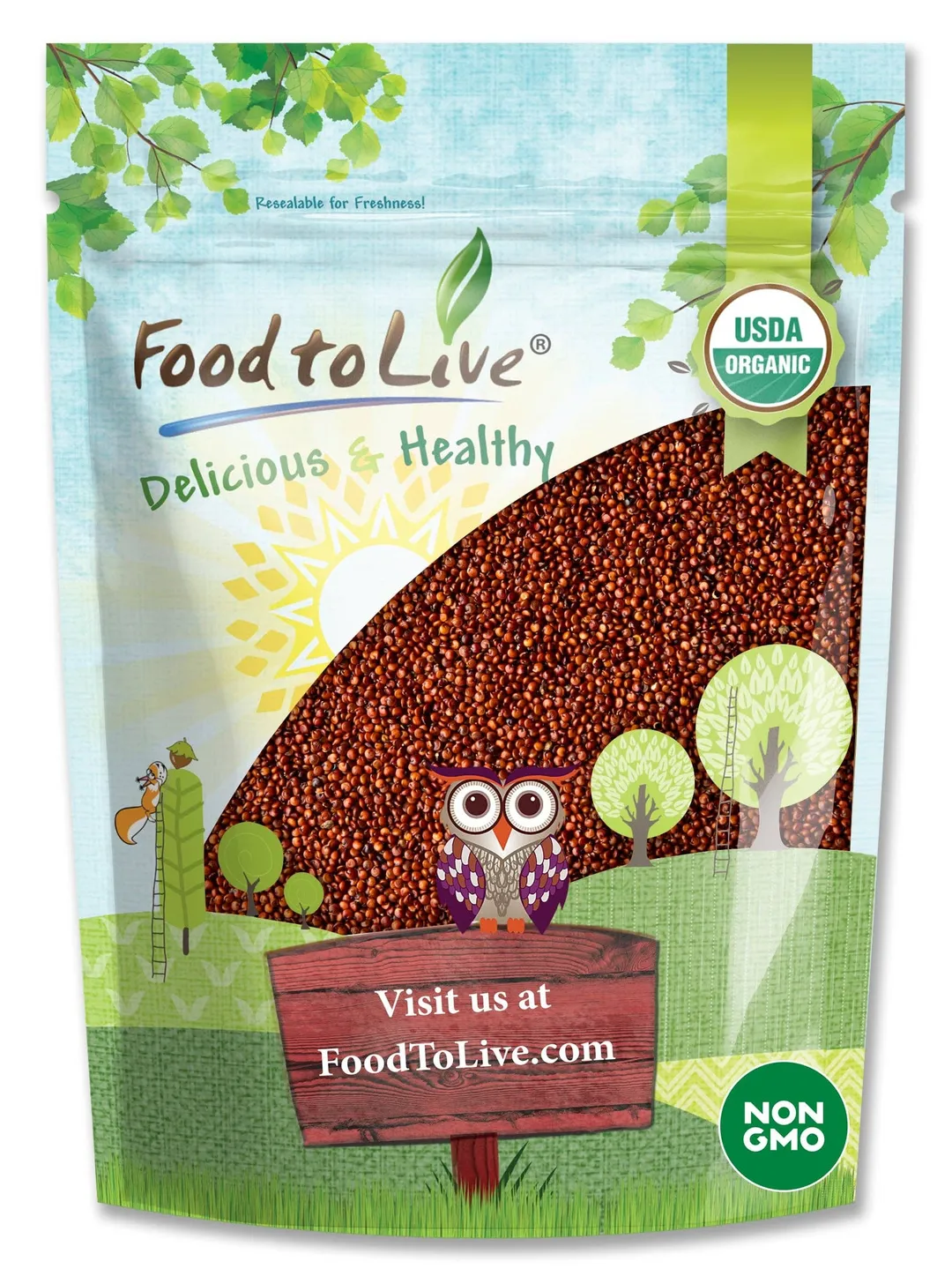 Organic Red Quinoa - by Food To Live variant
