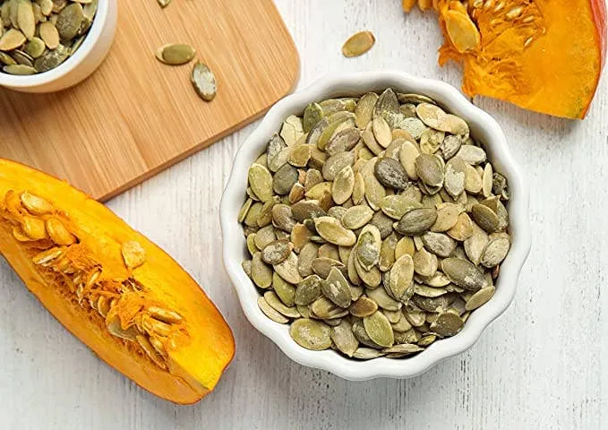 Organic Sprouted Pumpkin Seeds – Raw Kernels, Unsalted