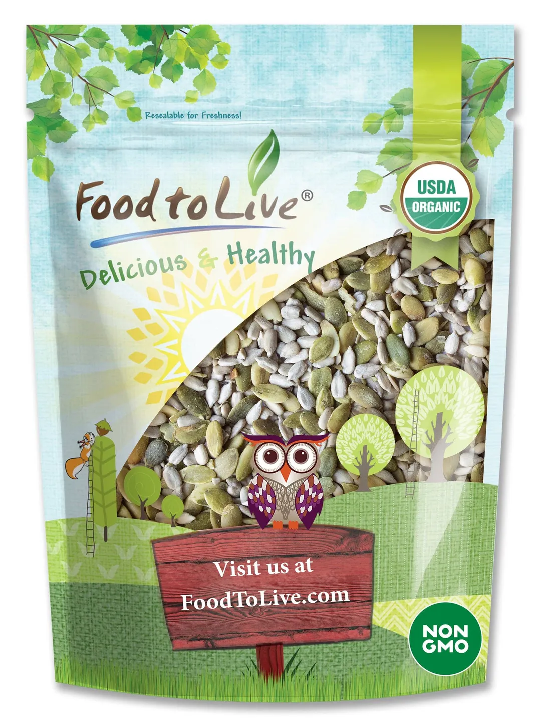 Organic Sprouted Seeds Mix - by Food To Live variant