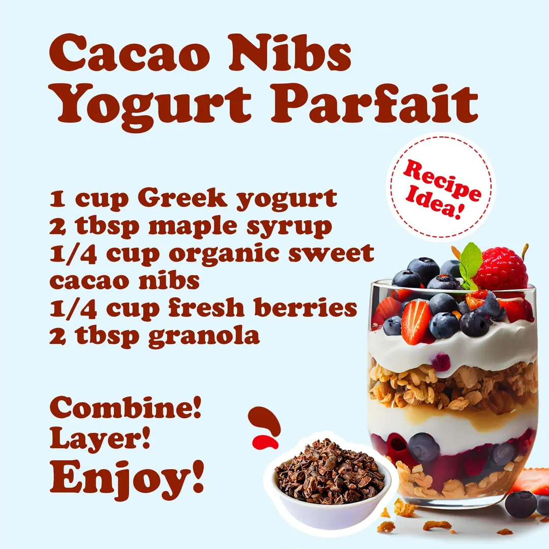 Organic Sweet Cacao Nibs - by Food To Live