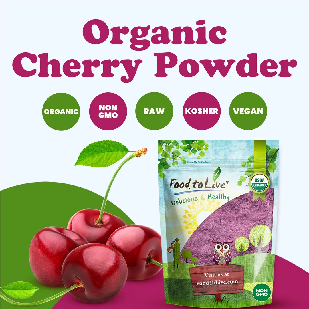 Organic Tart Cherry Powder - by Food To Live