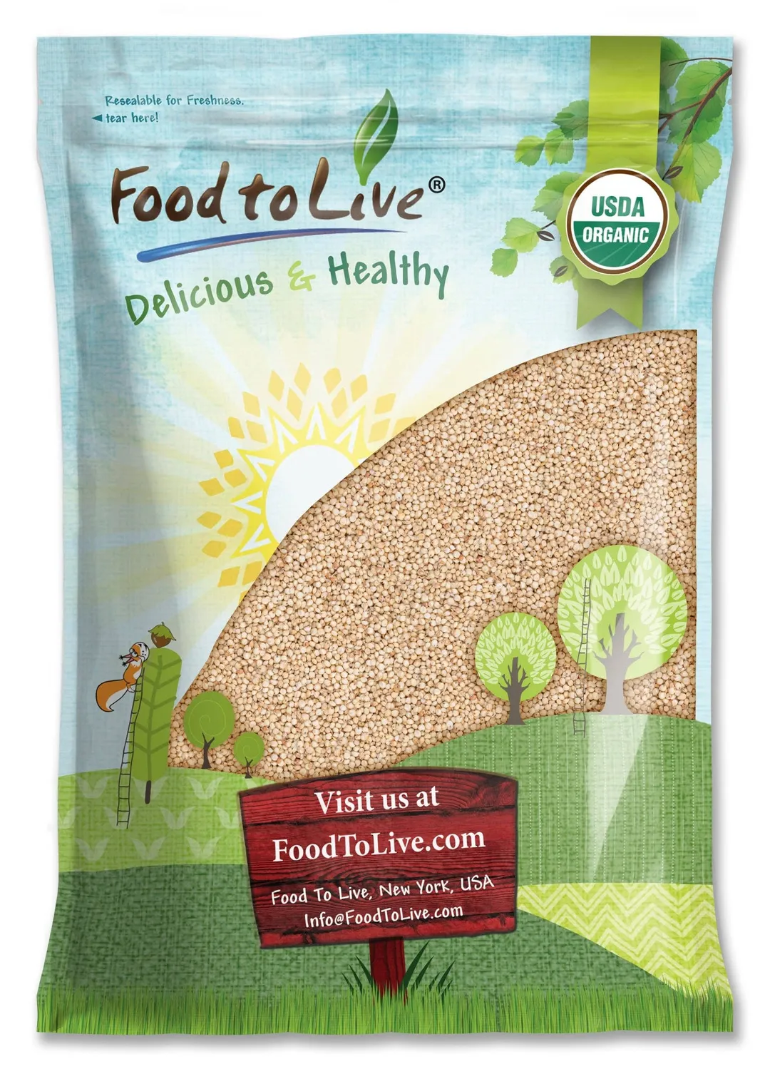 Organic Whole Grain Sorghum - by Food To Live
