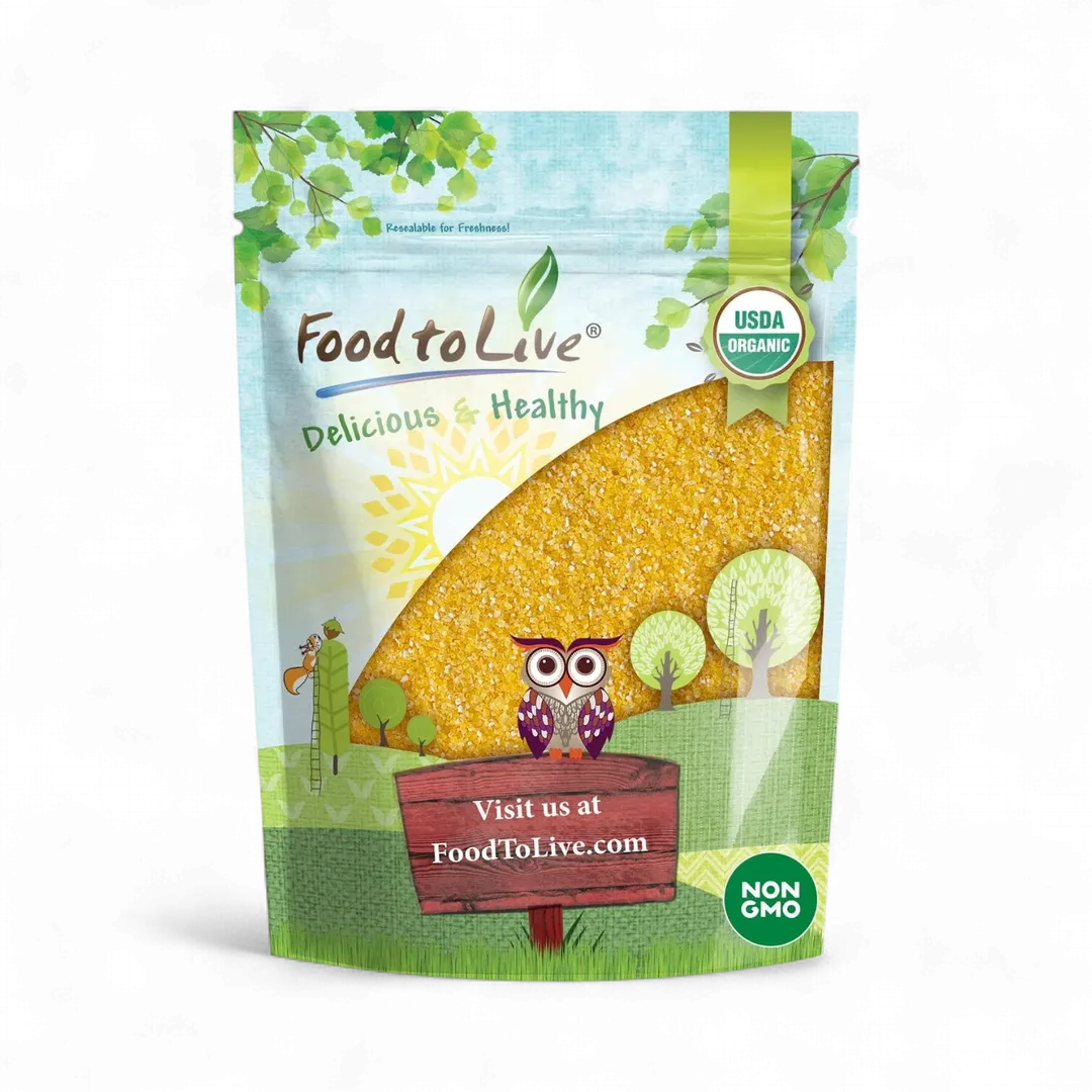 Organic Yellow Polenta - by Food To Live