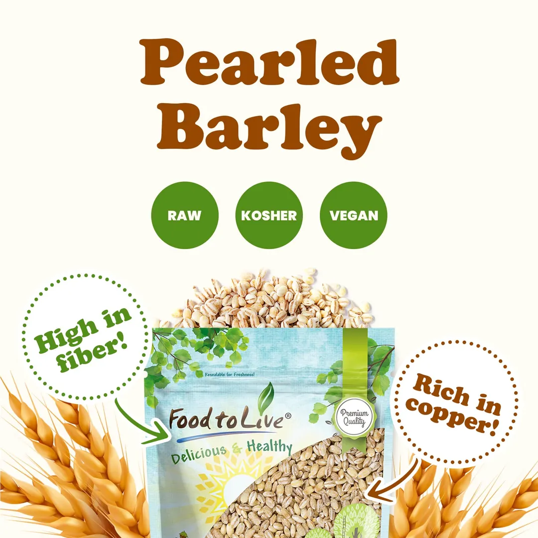 Pearled Barley - by Food To Live