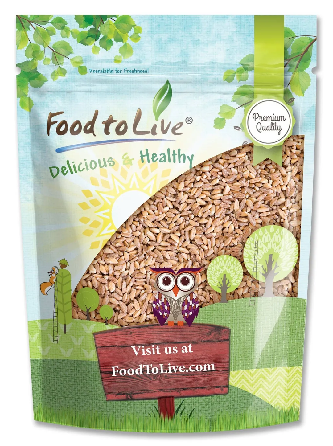 Pearled Farro Grain - by Food To Live variant