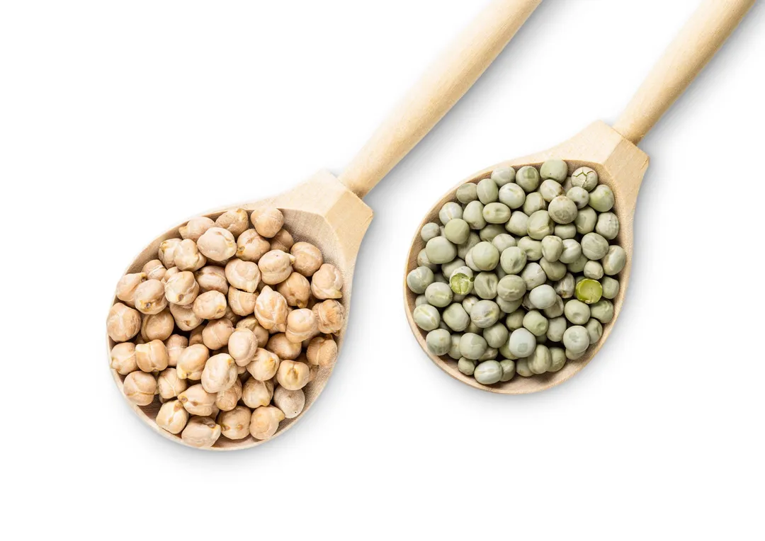 Premium Pulses Bundle, 2 Pack - Chickpeas (5 LB), Whole Green Peas (5 LB) - by Food To Live