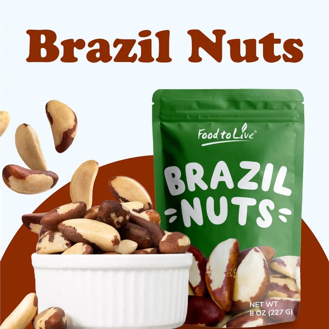 Brazil Nuts – Whole, Unsalted, Kosher