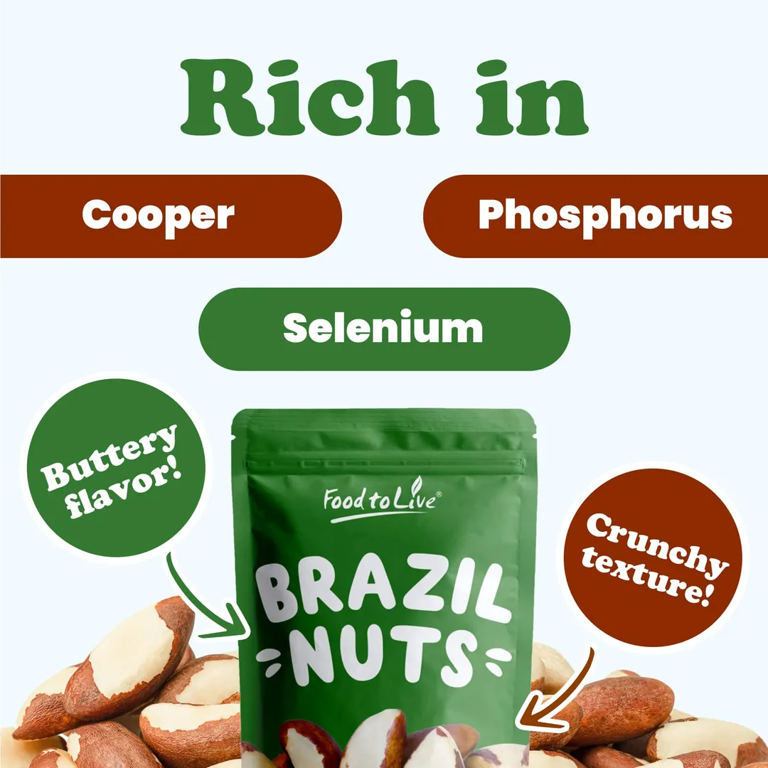 Brazil Nuts – Whole, Unsalted, Kosher