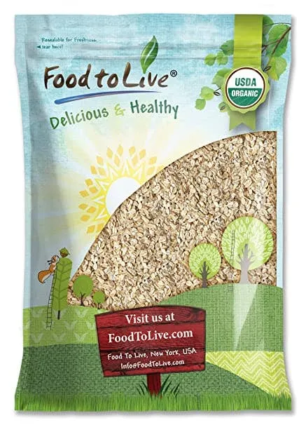 Organic Rolled Oats – Old-Fashioned, 100% Whole Grain, Raw