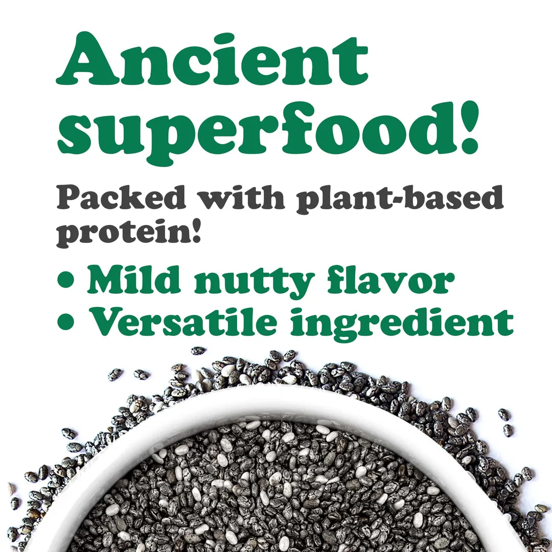 Organic Black Chia Seeds – Sproutable,  Keto, Sirtfood
