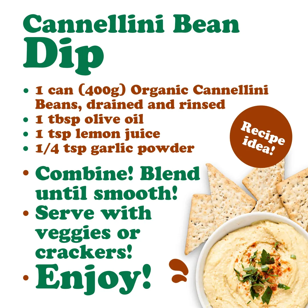 Organic Italian Canned Cannellini Beans, 14 oz (Pack of 12)