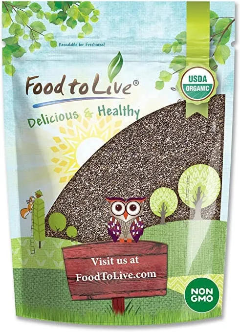 Organic Black Chia Seeds – Sproutable,  Keto, Sirtfood