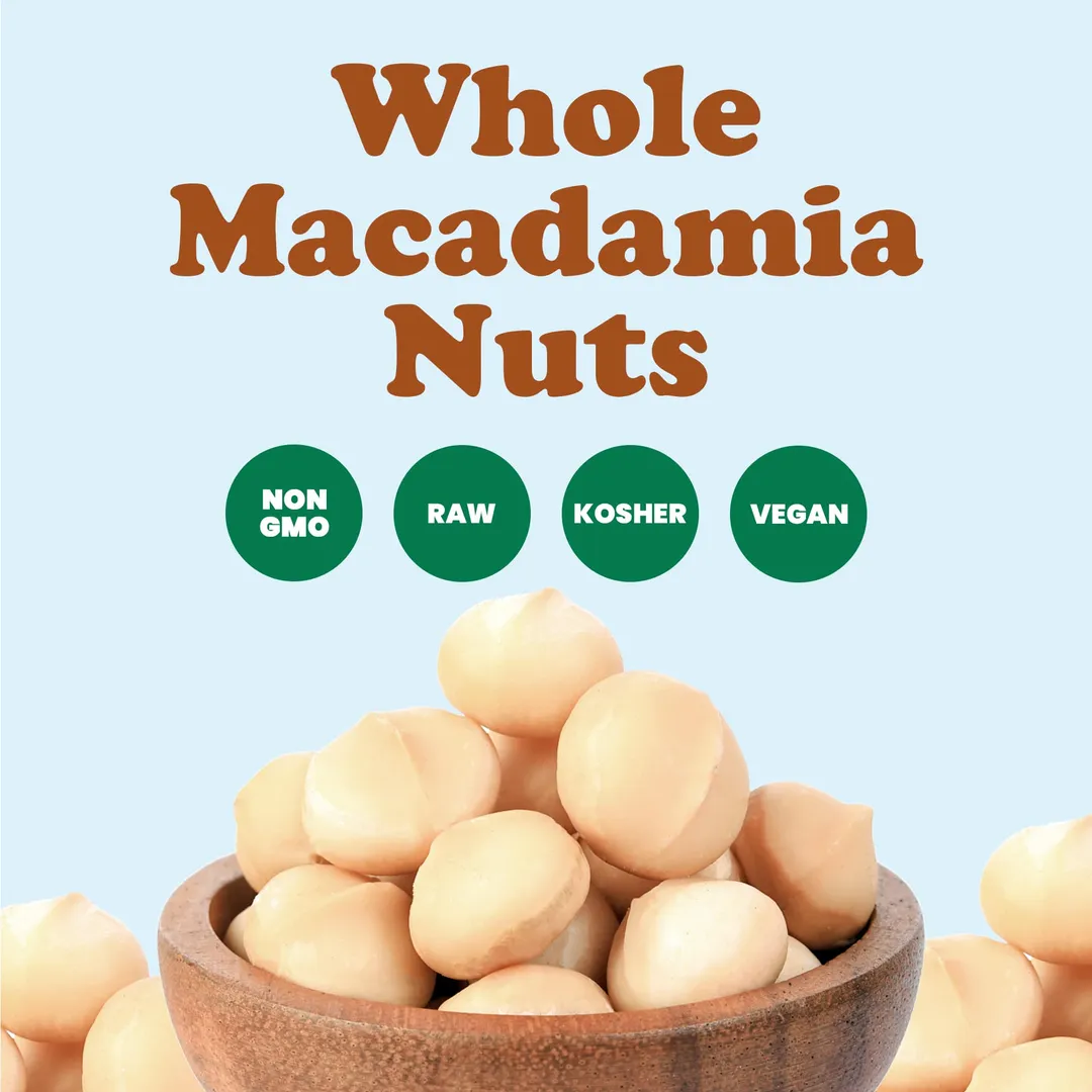 Whole Macadamia Nuts – Raw, Unsalted