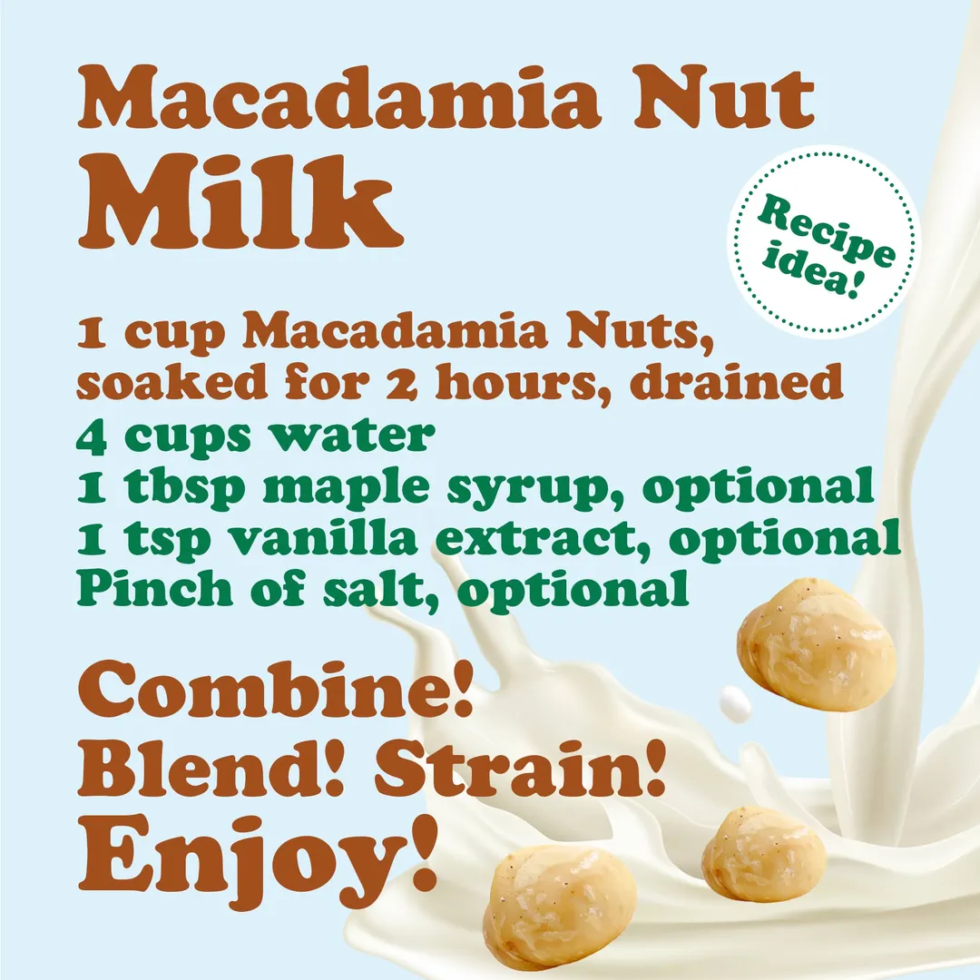 Whole Macadamia Nuts – Raw, Unsalted