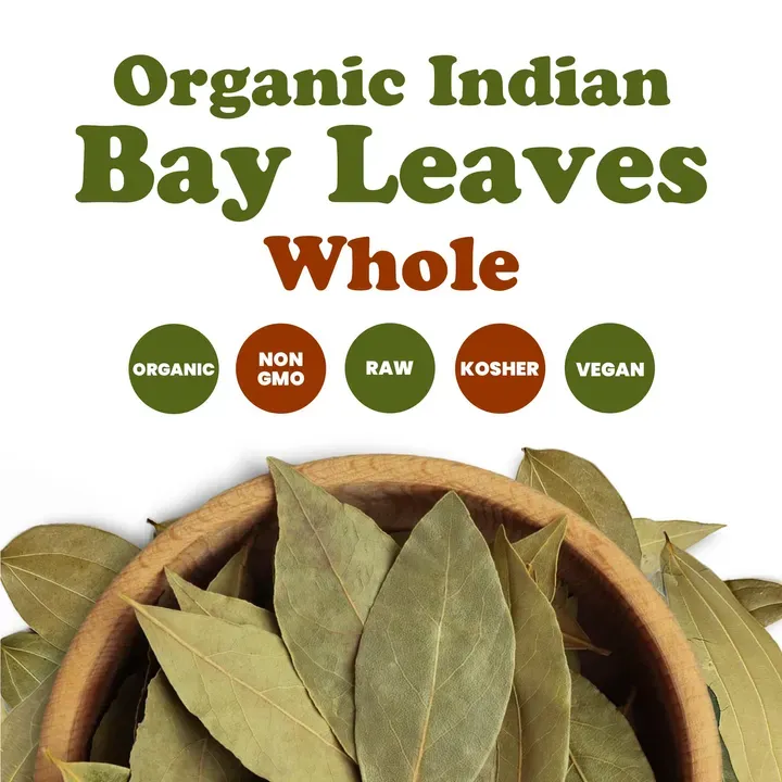 Organic Whole Indian Bay Leaves - by Food To Live