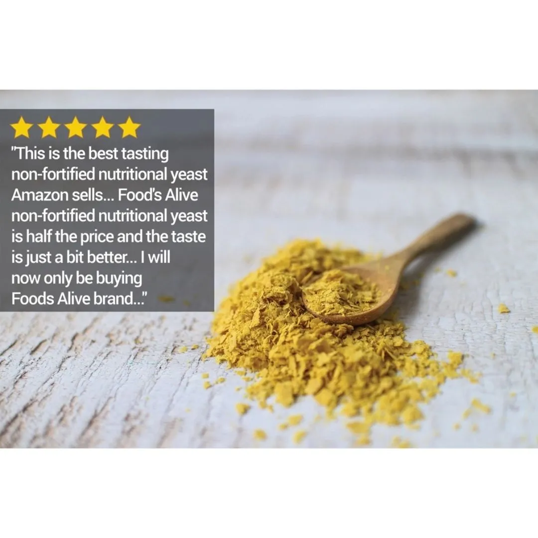 Nutritional Yeast 30oz - Non-Fortified, Non-Gmo, Vegan