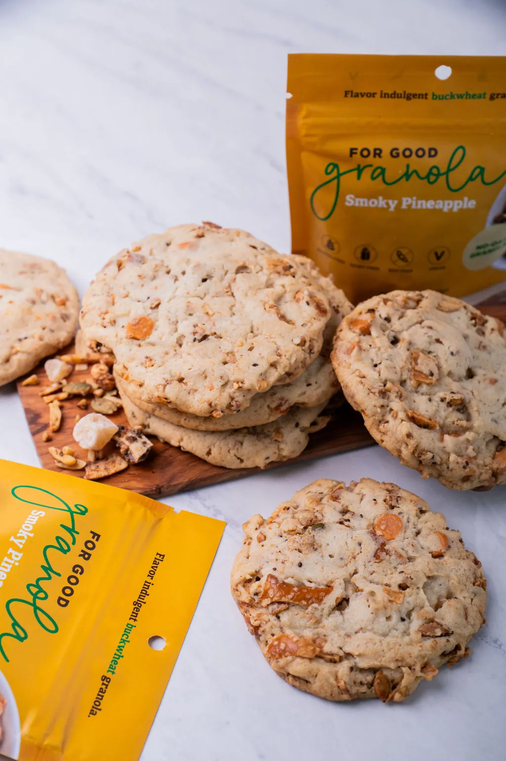 Snack Bag (2 oz) Smoky Pineapple Buckwheat Granola