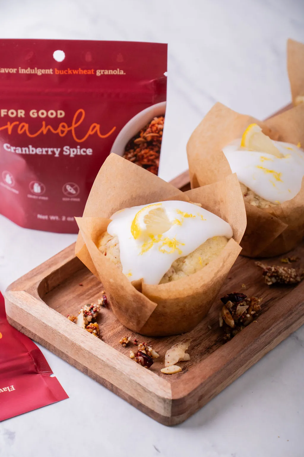 Snack Bag (2 oz) Cranberry Spice Buckwheat Granola