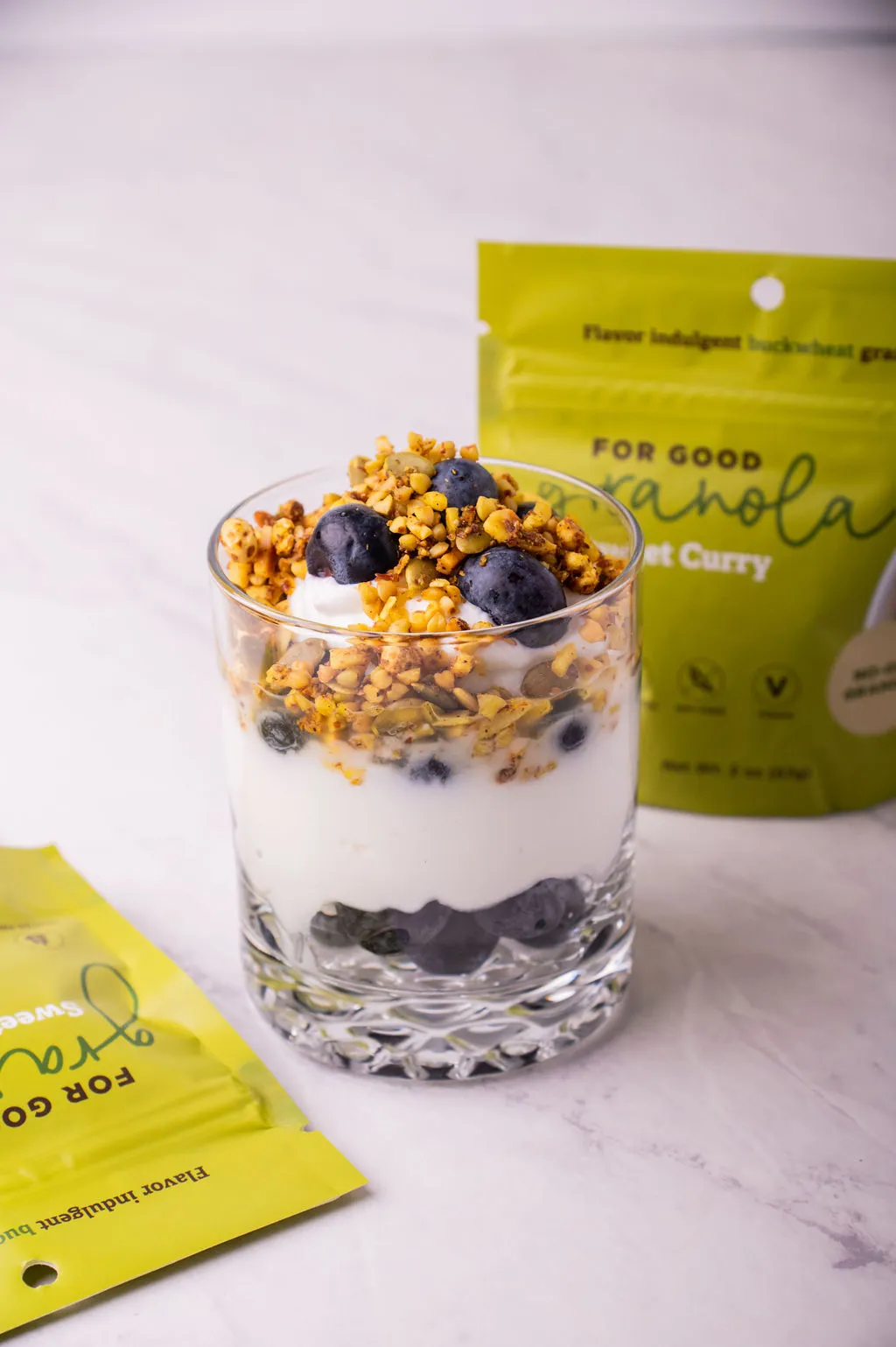 Snack Bag (2 oz) Sweet Curry Buckwheat Granola