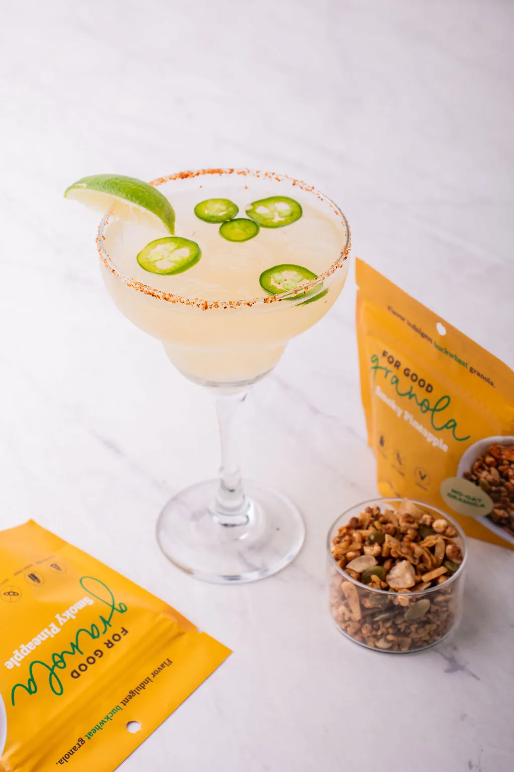 Snack Bag (2 oz) Smoky Pineapple Buckwheat Granola