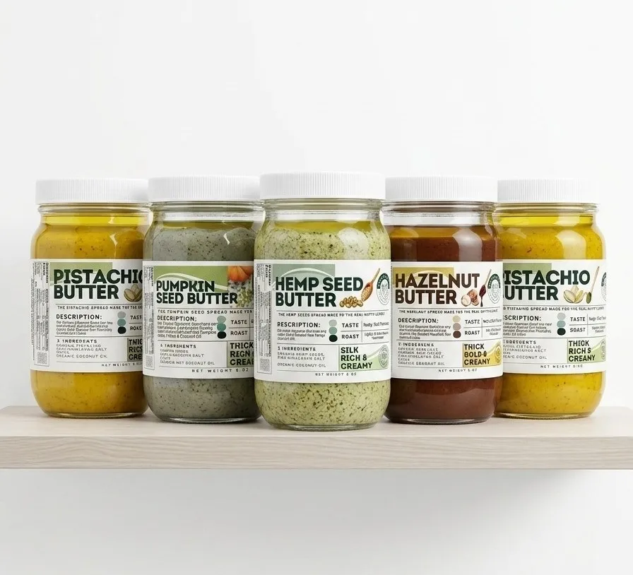 Pistachio Butter– Gourmet Nut Butter with Coconut MCT & Medjool Dates 8 oz