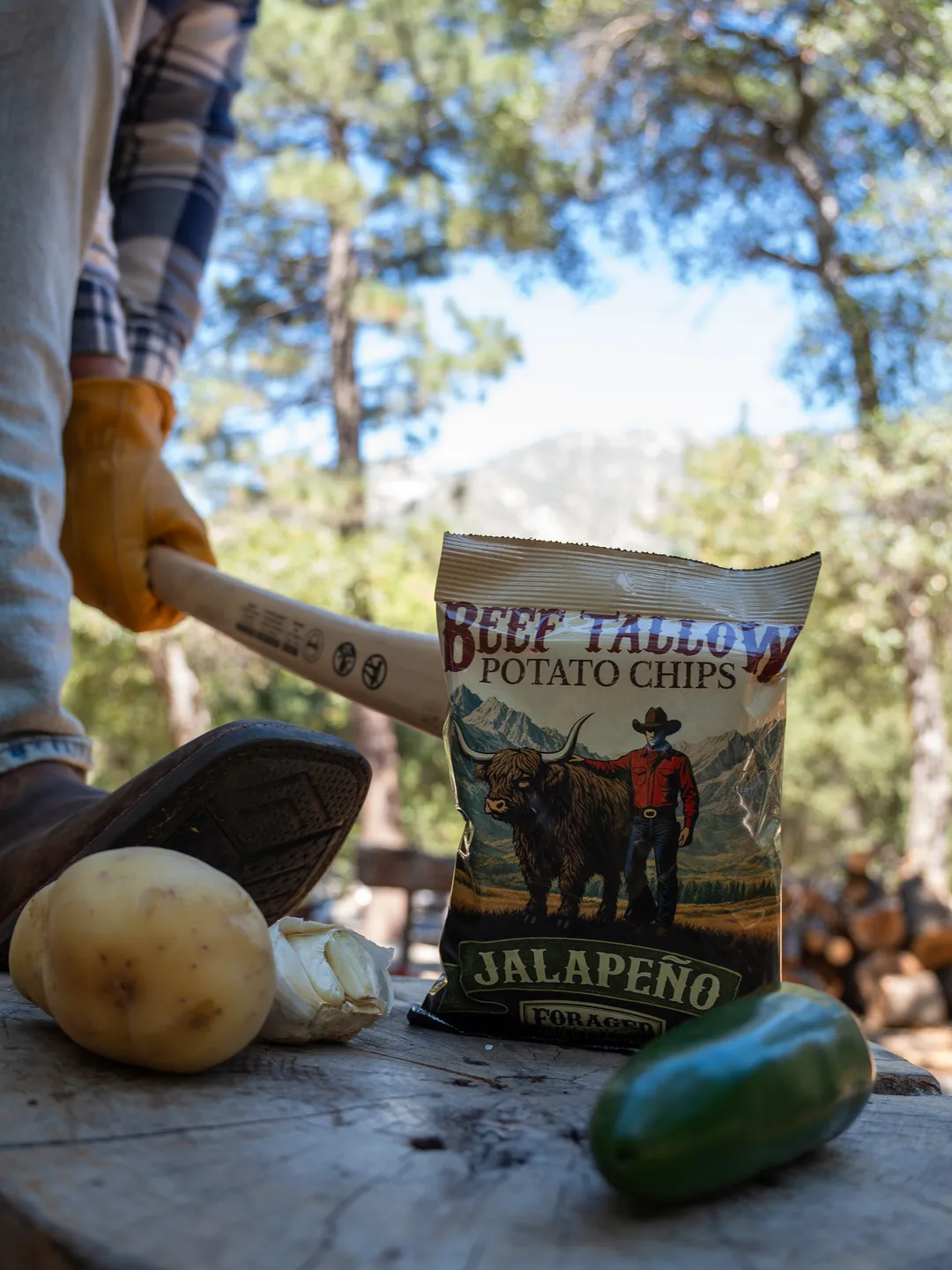 Jalapeño Beef Tallow Potato Chips - 1.5oz
