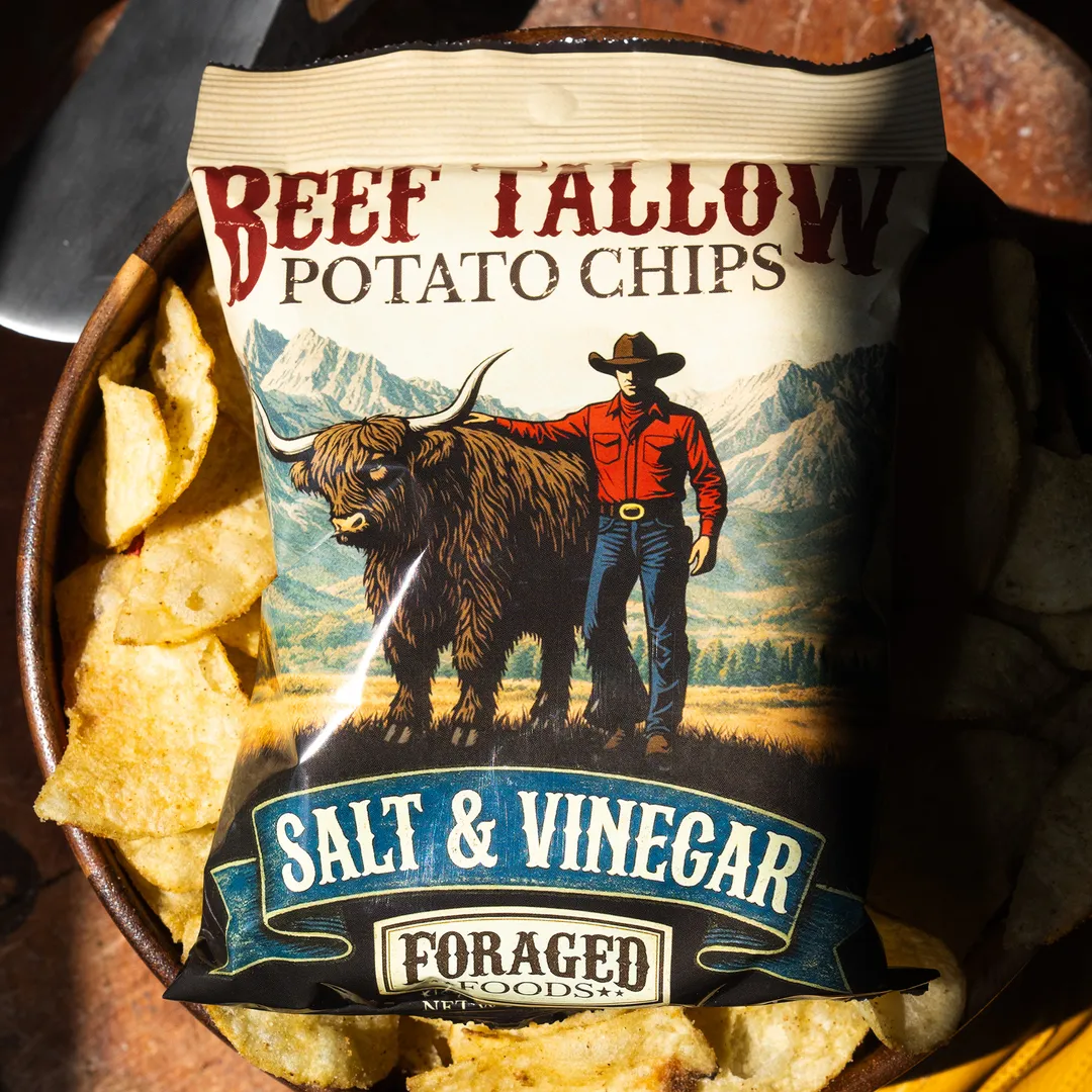 Salt & Vinegar Beef Tallow Potato Chips - 1.5oz