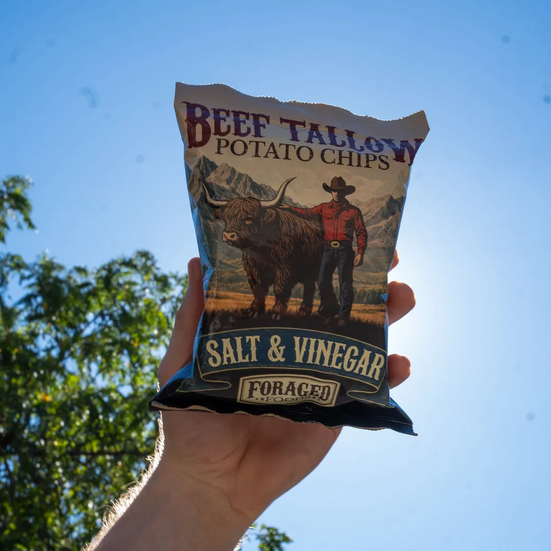 Salt & Vinegar Beef Tallow Potato Chips - 1.5oz