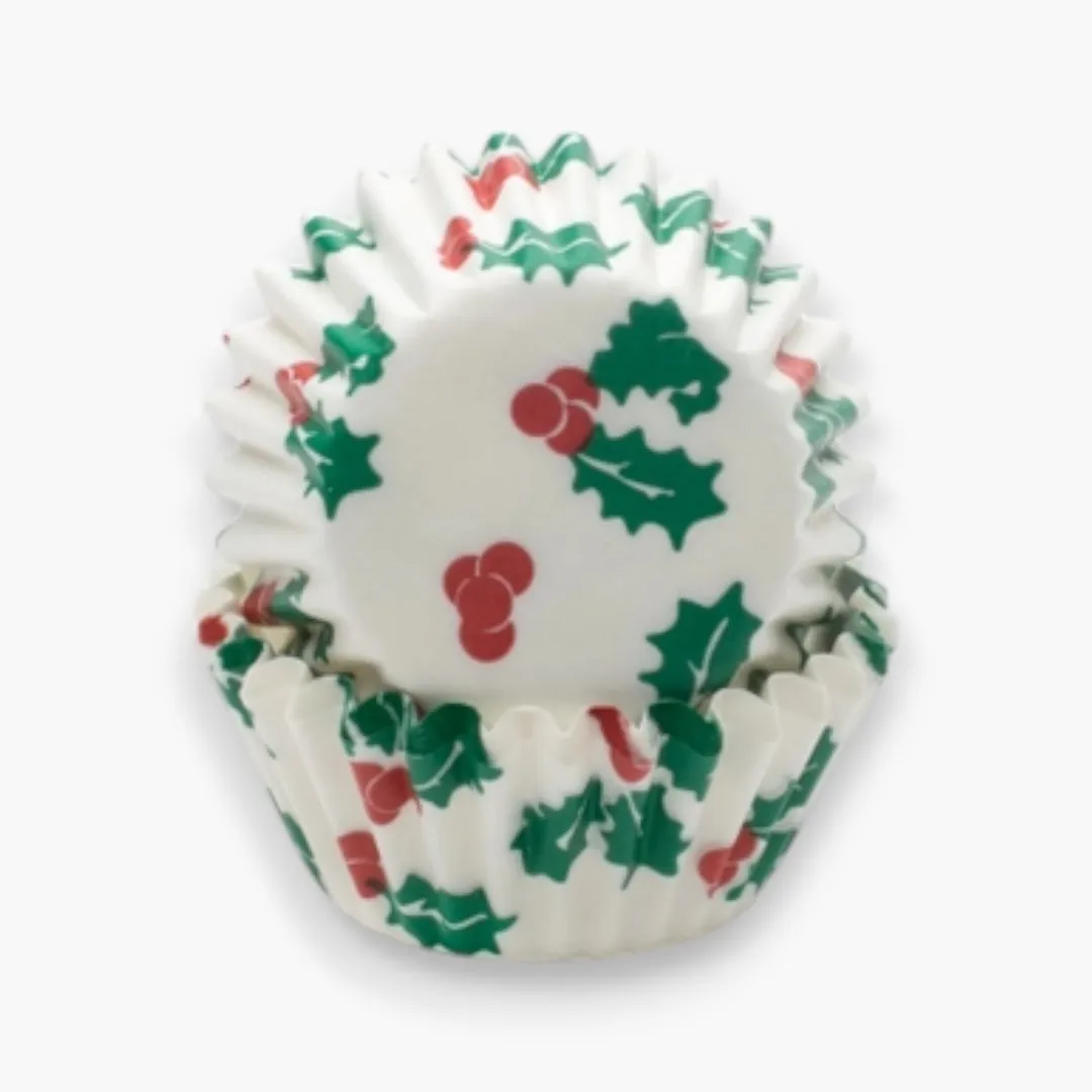 Fox Run Mini Christmas Bake Cups, 75 Count